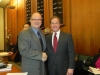 Attorney General Schuette discussed the Mich. Commission on Human Trafficking at the Oakland County Commission.